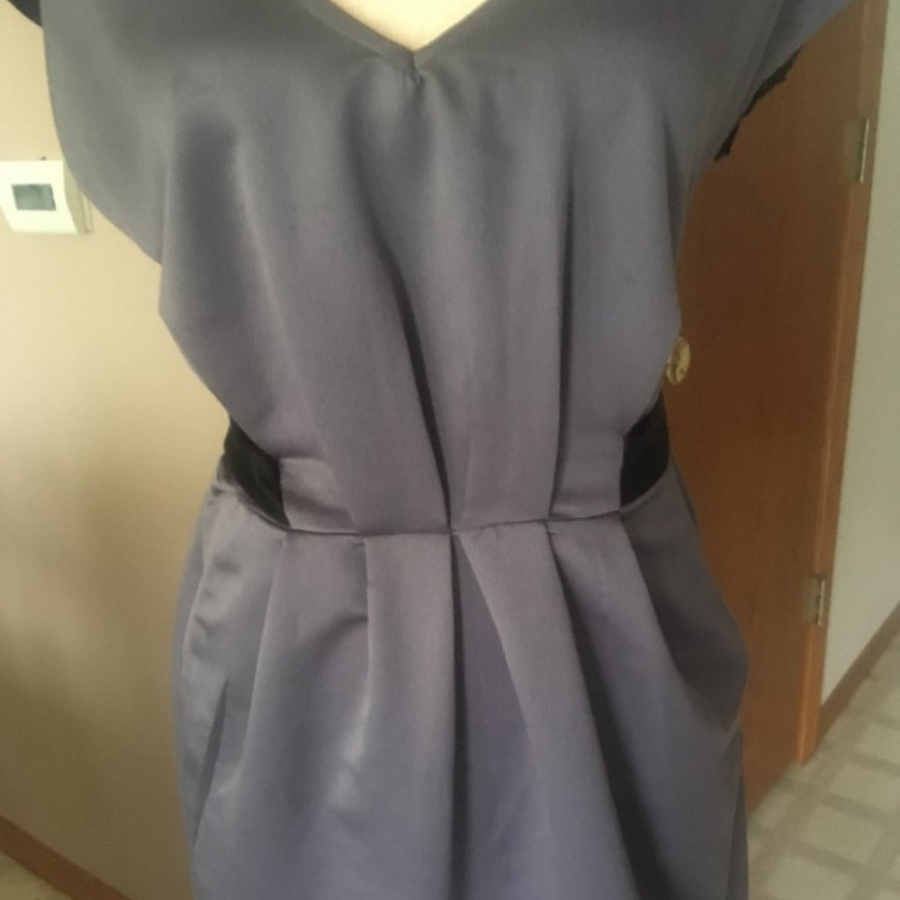 Sound& Matter Gray, Black Lace, Pockets Dress Sz S - Picture 13 of 15